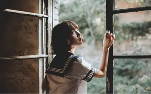 JK制服美女另类写真图片_4