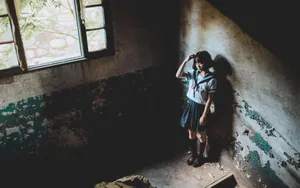 JK制服美女另类写真图片_5