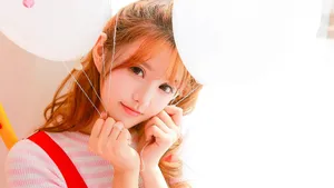 粉色梦幻甜美美女壁纸_2