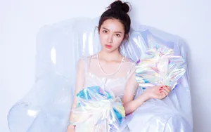 性感美女透明蕾丝裙图片壁纸_5