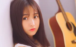 治愈系甜美少女图片壁纸_3