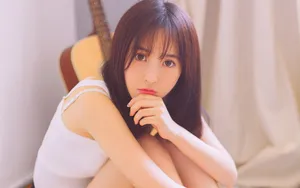 治愈系甜美少女图片壁纸_5