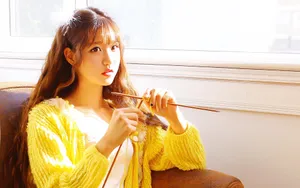 黄色美女图片_5