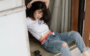 青春着眼美女图片_3