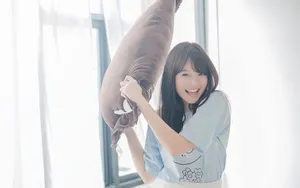 长发美女清新写真壁纸_6