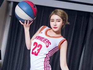 火辣篮球宝贝美女图片壁纸_4