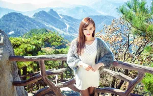 性感美女身材户外图片壁纸_4