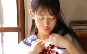 水手服学生美少女制服写真图片_9
