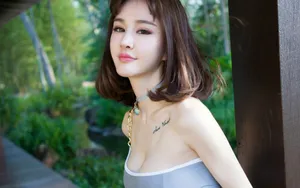 内衣嫩模cheryl青树图片壁纸