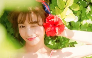 如花般少女图片桌面壁纸_3