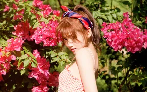如花般少女图片桌面壁纸_4