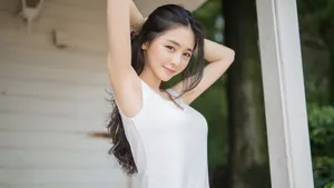 清新脱俗美女生活图片壁纸_7