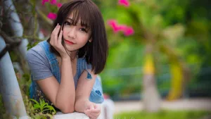 萝莉美女户外写真集_4