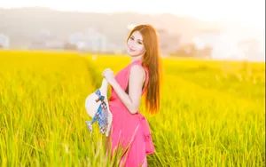 亚洲美女壁纸大全_6