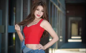 亚洲美女壁纸大全_7