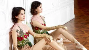 女明星金晨桌面壁纸_7