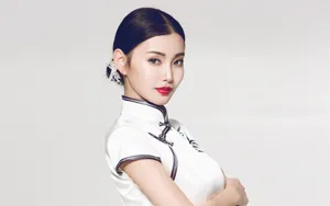 迷人童菲桌面壁纸_9