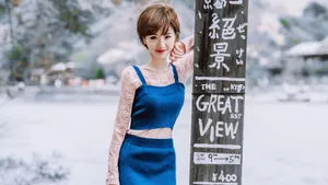 甜美美女毛晓彤图片壁纸_2