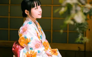 日本和服少女图片壁纸_4