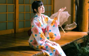 日本和服少女图片壁纸_5