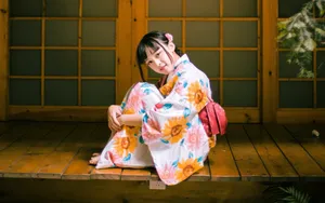 日本和服少女图片壁纸_7