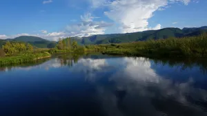 山川湖泊风景图片壁纸_6