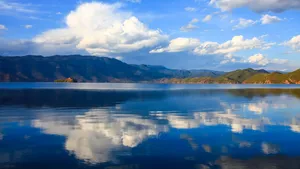 山川湖泊风景图片壁纸_7