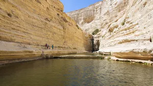 荒漠戈壁峡谷风景图片_5