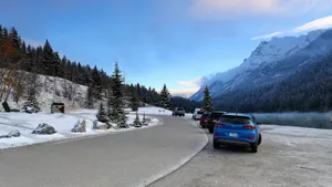 加拿大双杰克湖风景桌面壁纸_5