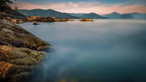加拿大马蹄湾海边风景图片_6