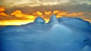 南极洲雪山雪景图片_8