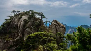 江西三清山优美风景图片_18