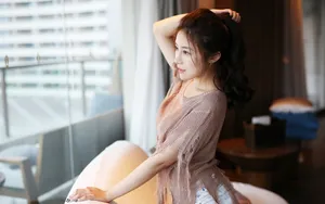 居家少妇写真图片壁纸_2