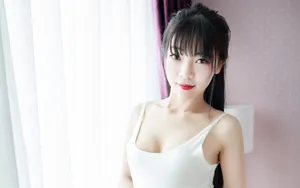 小鸟依人的女生桌面壁纸_4