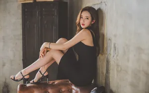 韩国平面模特李妍静壁纸_12