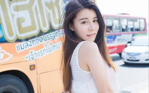 夏日清凉街拍美女图片_8