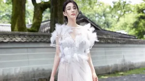 张馨予性感婚纱摄影壁纸_7