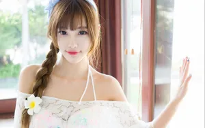 甜美性感美女桌面壁纸_5
