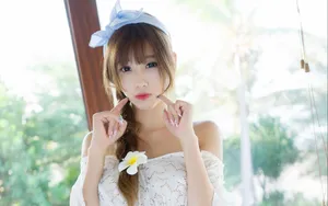 甜美性感美女桌面壁纸_6