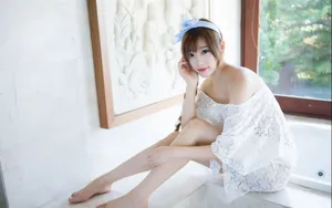 甜美性感美女桌面壁纸_7