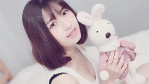 学生美女床上写真图片_16