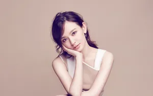美女施诗图片壁纸_2