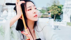古装清新风格美女壁纸_2