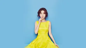 韩国美女郑诗雅图片壁纸