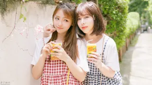 闺蜜小清新图片壁纸_11