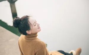 武大校花黄灿灿图片壁纸_10