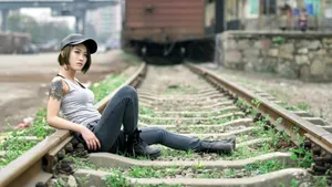非主流中性美女壁纸_5