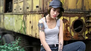 非主流中性美女壁纸_6