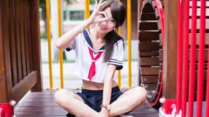 青春学生女生图片壁纸_13
