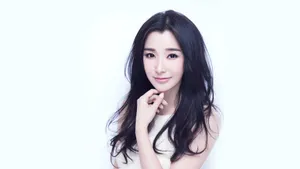 美女冯婧桌面壁纸_5